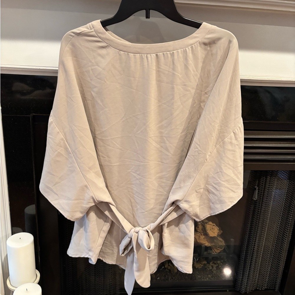 Elegant Beige Boutique Women's Top